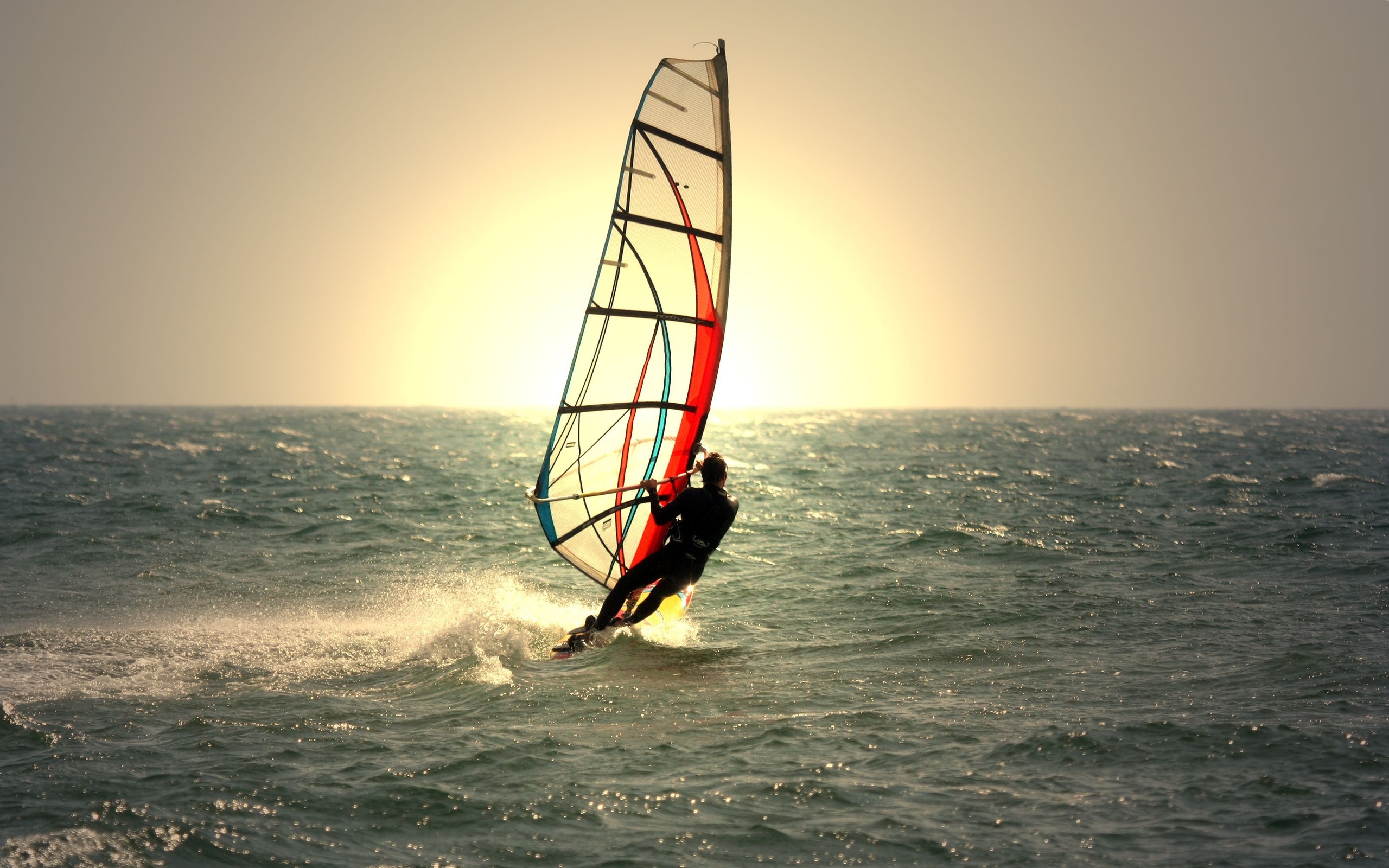 windsurfing